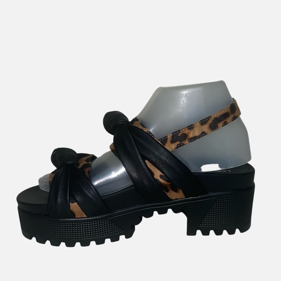 Chunky cheetah platform sandal - Picture 3 of 3